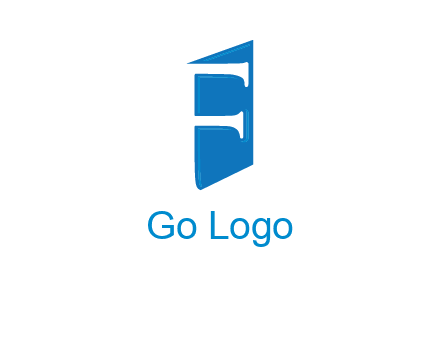 negative spacing letter F on door entertainment logo
