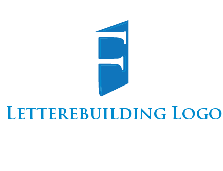 negative spacing letter F on door entertainment logo