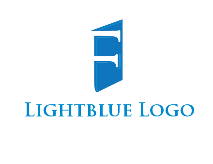 negative spacing letter F on door entertainment logo