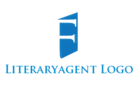 negative spacing letter F on door entertainment logo