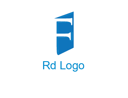 negative spacing letter F on door entertainment logo