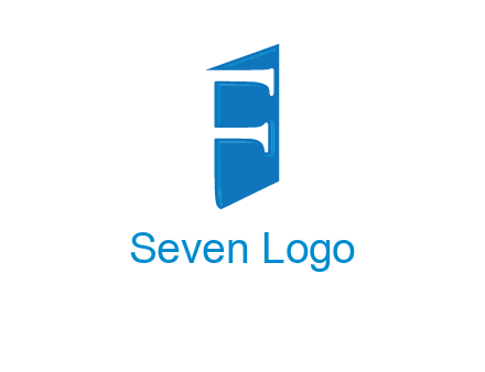 negative spacing letter F on door entertainment logo