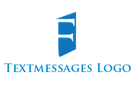 negative spacing letter F on door entertainment logo