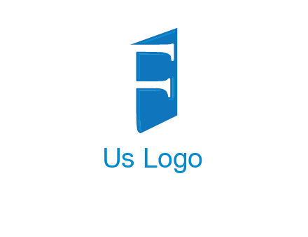 negative spacing letter F on door entertainment logo