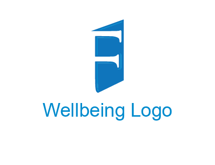 negative spacing letter F on door entertainment logo