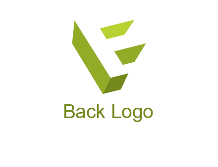 Letter F 3d logo