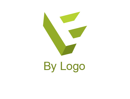 Letter F 3d logo