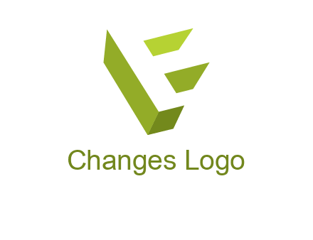 Letter F 3d logo