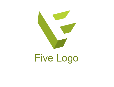 Letter F 3d logo