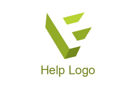 Letter F 3d logo