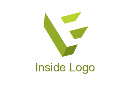 Letter F 3d logo