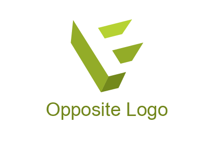 Letter F 3d logo