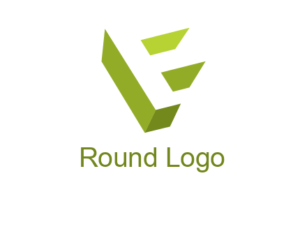 Letter F 3d logo