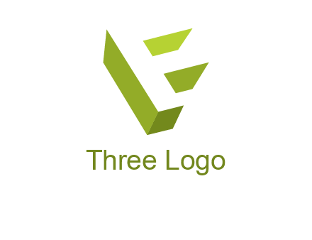 Letter F 3d logo