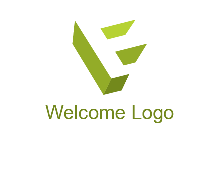 Letter F 3d logo