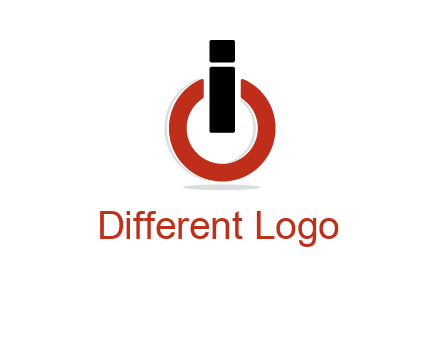 letter I and O placed like power button