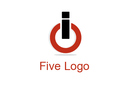 letter I and O placed like power button