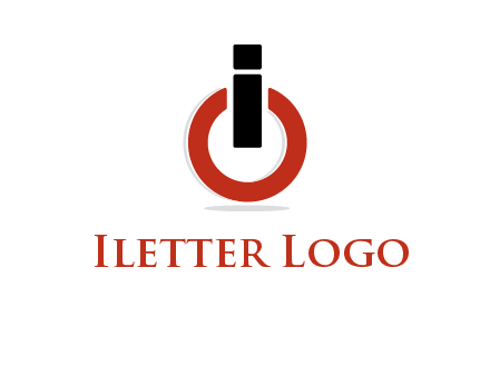 letter I and O placed like power button