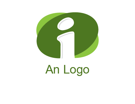 negative spacing letter I in ovals entertainment logo