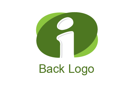 negative spacing letter I in ovals entertainment logo