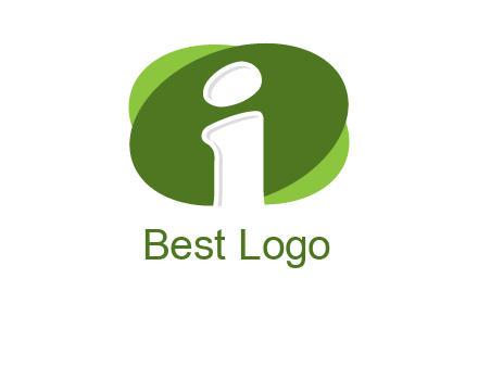 negative spacing letter I in ovals entertainment logo