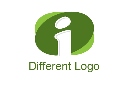 negative spacing letter I in ovals entertainment logo