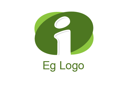 negative spacing letter I in ovals entertainment logo
