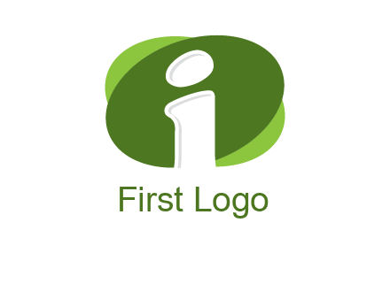 negative spacing letter I in ovals entertainment logo