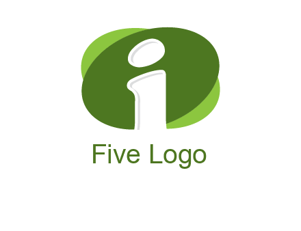negative spacing letter I in ovals entertainment logo