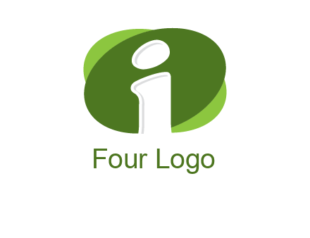 negative spacing letter I in ovals entertainment logo