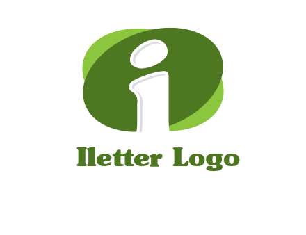 negative spacing letter I in ovals entertainment logo