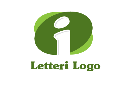 negative spacing letter I in ovals entertainment logo