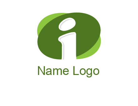 negative spacing letter I in ovals entertainment logo