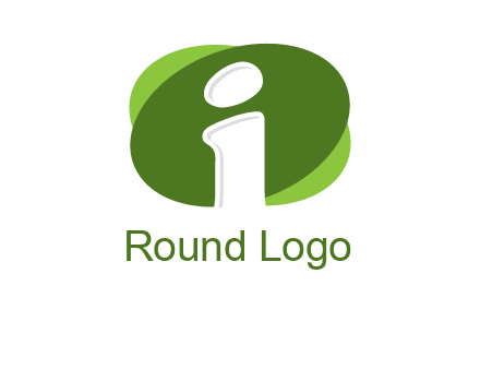 negative spacing letter I in ovals entertainment logo