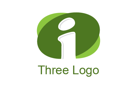 negative spacing letter I in ovals entertainment logo