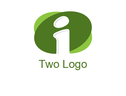 negative spacing letter I in ovals entertainment logo