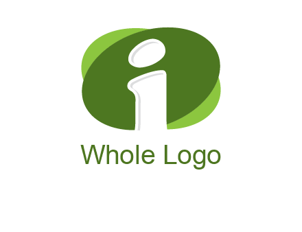 negative spacing letter I in ovals entertainment logo