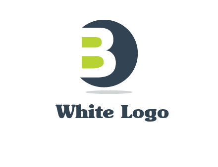 Upper letter B in circular logo