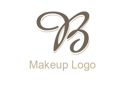 cursive letter B logo