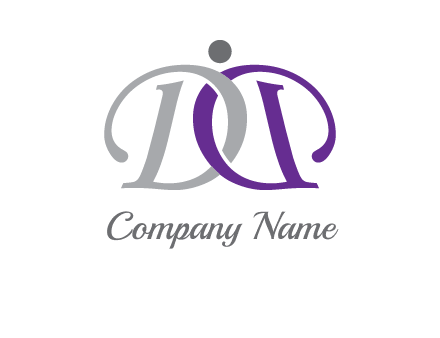 Double D Alphabet in logo