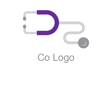 stethoscopes with letter D in logo