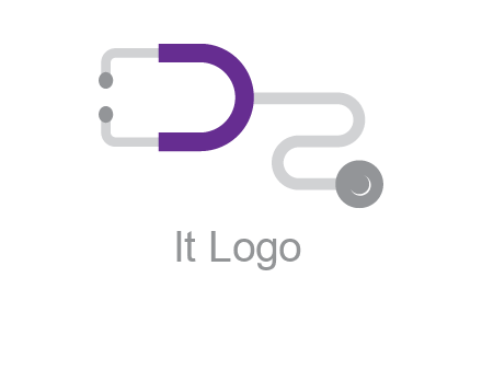 stethoscopes with letter D in logo