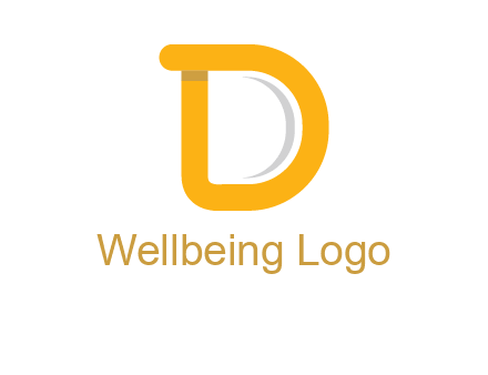 curve Letter D logo