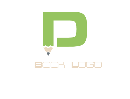 Pencil icon in letter D