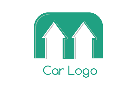 home icon in Letter M logo
