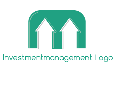 home icon in Letter M logo