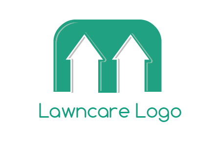home icon in Letter M logo