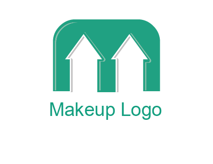 home icon in Letter M logo