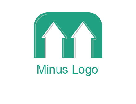 home icon in Letter M logo