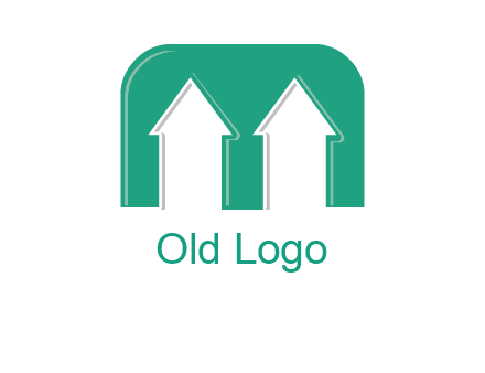 home icon in Letter M logo
